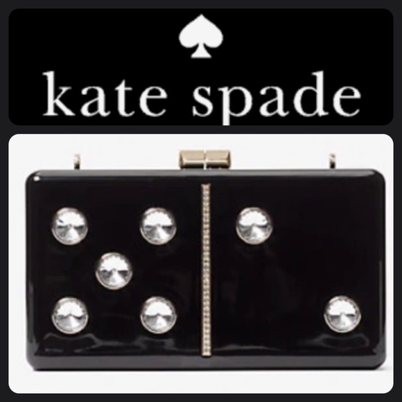 Kate Spade ♠️ Roll Domino Clutch - Picture 3 of 13